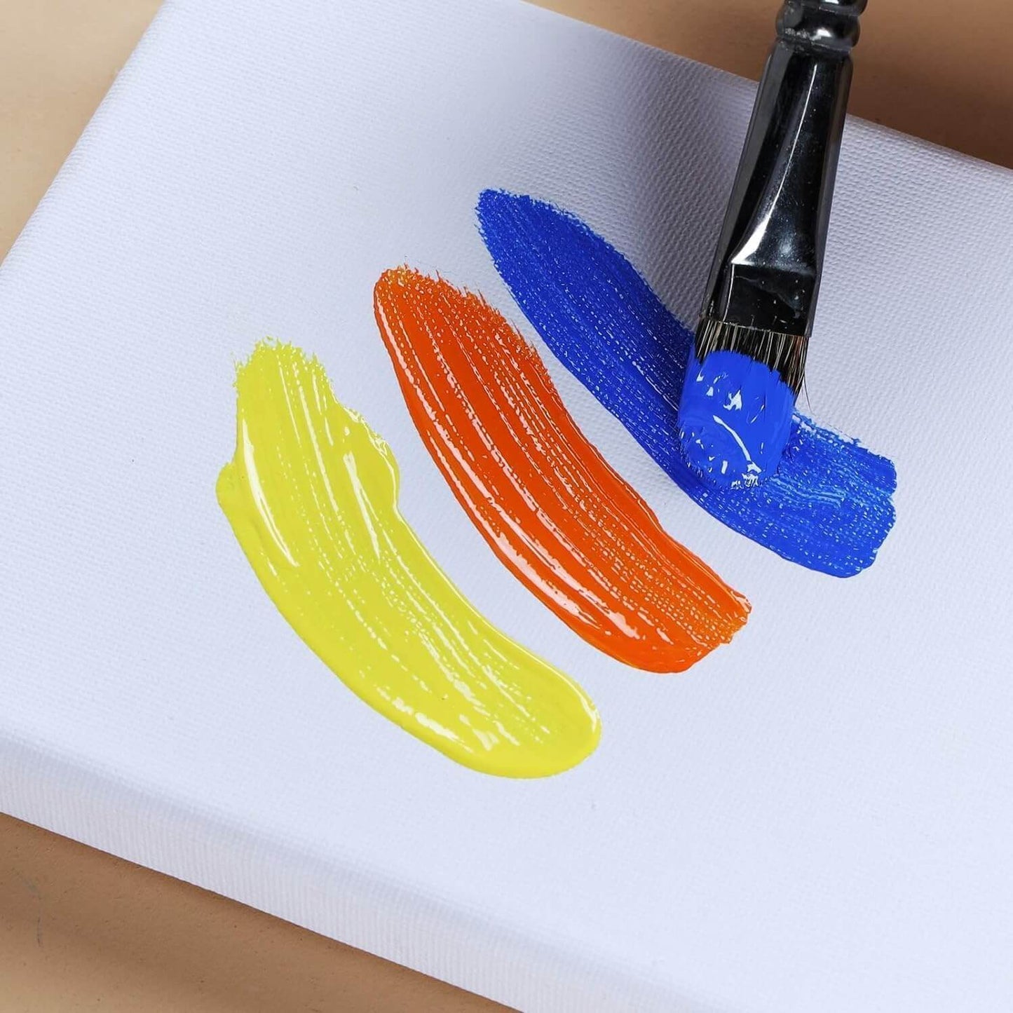 Stationery Island (20X25cm) 8" x 10" White Stretched Canvases - Pack of 1