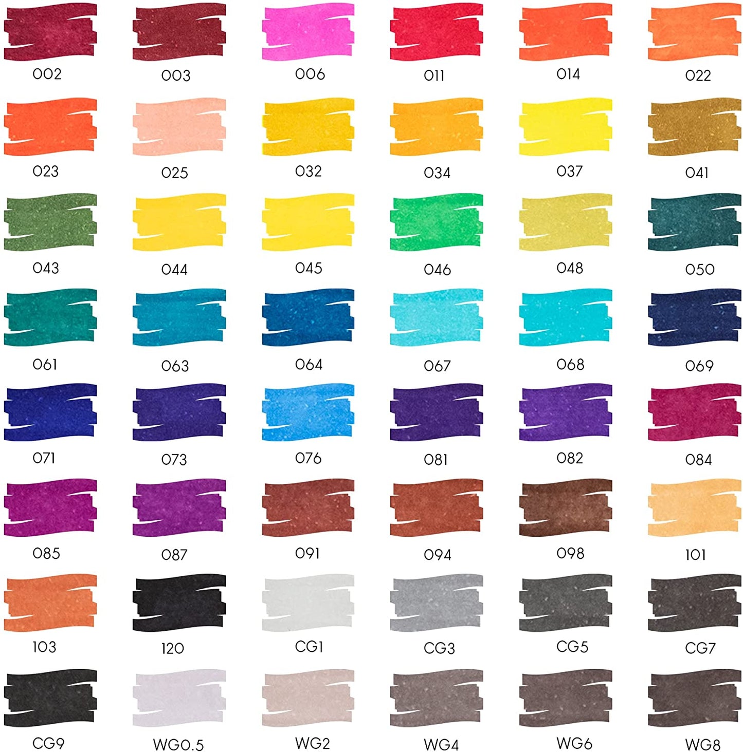 Assorted Colours Sketch Markers & Soft Carry Case - Set of 48