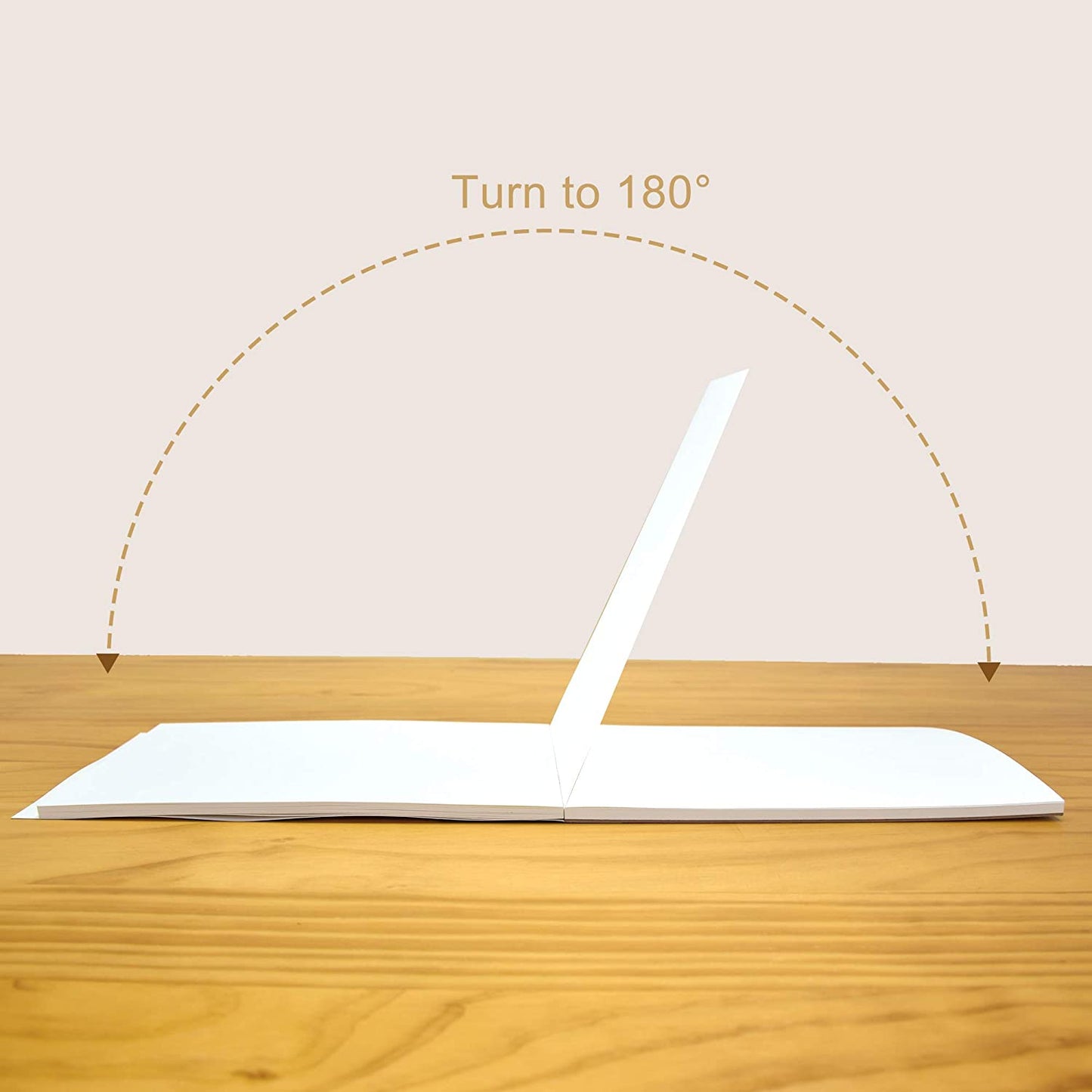 The paper from the A3 Pencilmarch student watercolour paper pad with 300 gsm paper and 30 pages can be turned to 180 degrees - Stationery Island