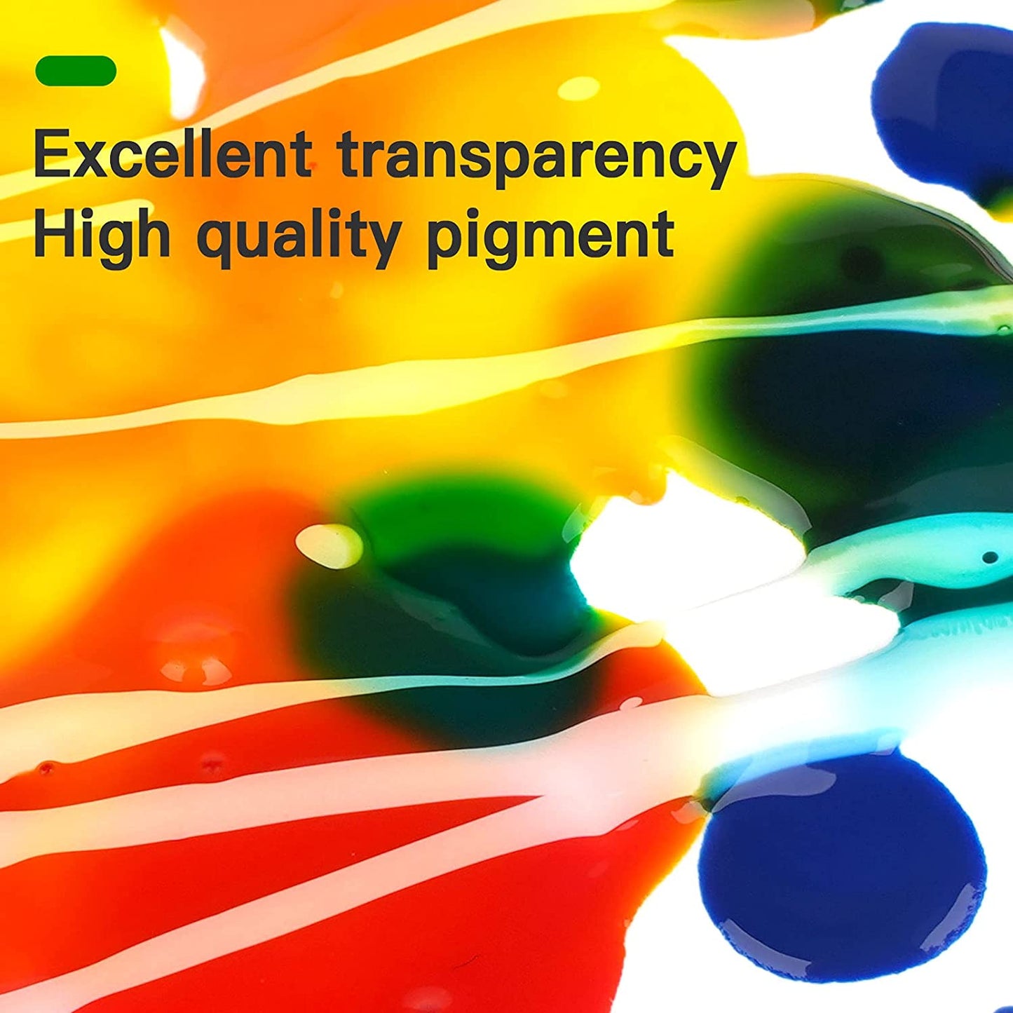 TBC Washable Primary Tempera Paints & Brush - 6 Colours
