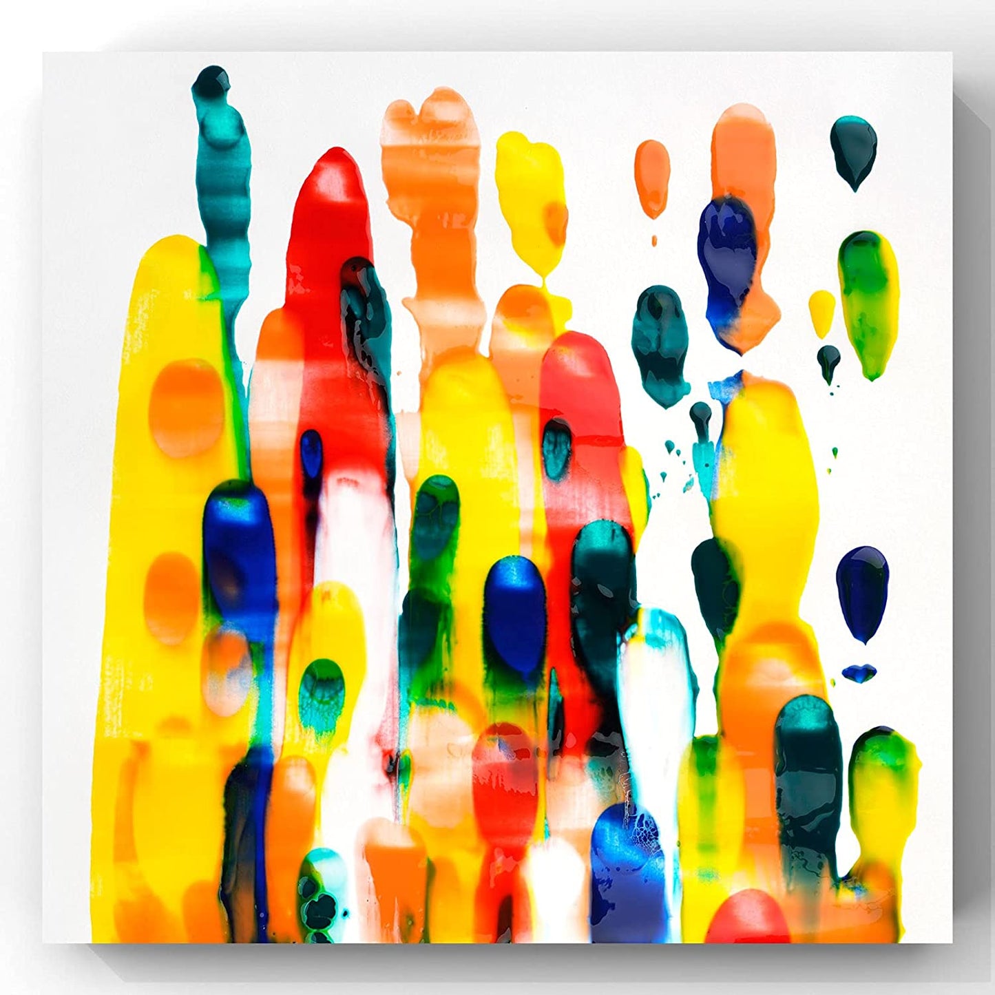 TBC Washable Primary Tempera Paints & Brush - 6 Colours