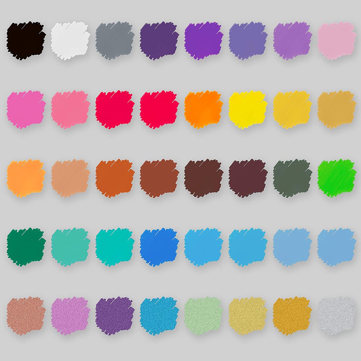 A pack of 40 different coloured wet wipe W30 chalk pens with a 3mm fine nib - Stationery Island