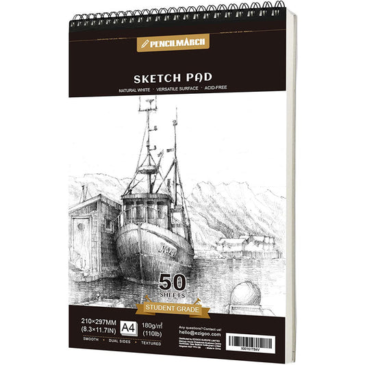 A3 Spiral Bound Sketchbook - 100 Pages - Pack of 2 – Stationery Island