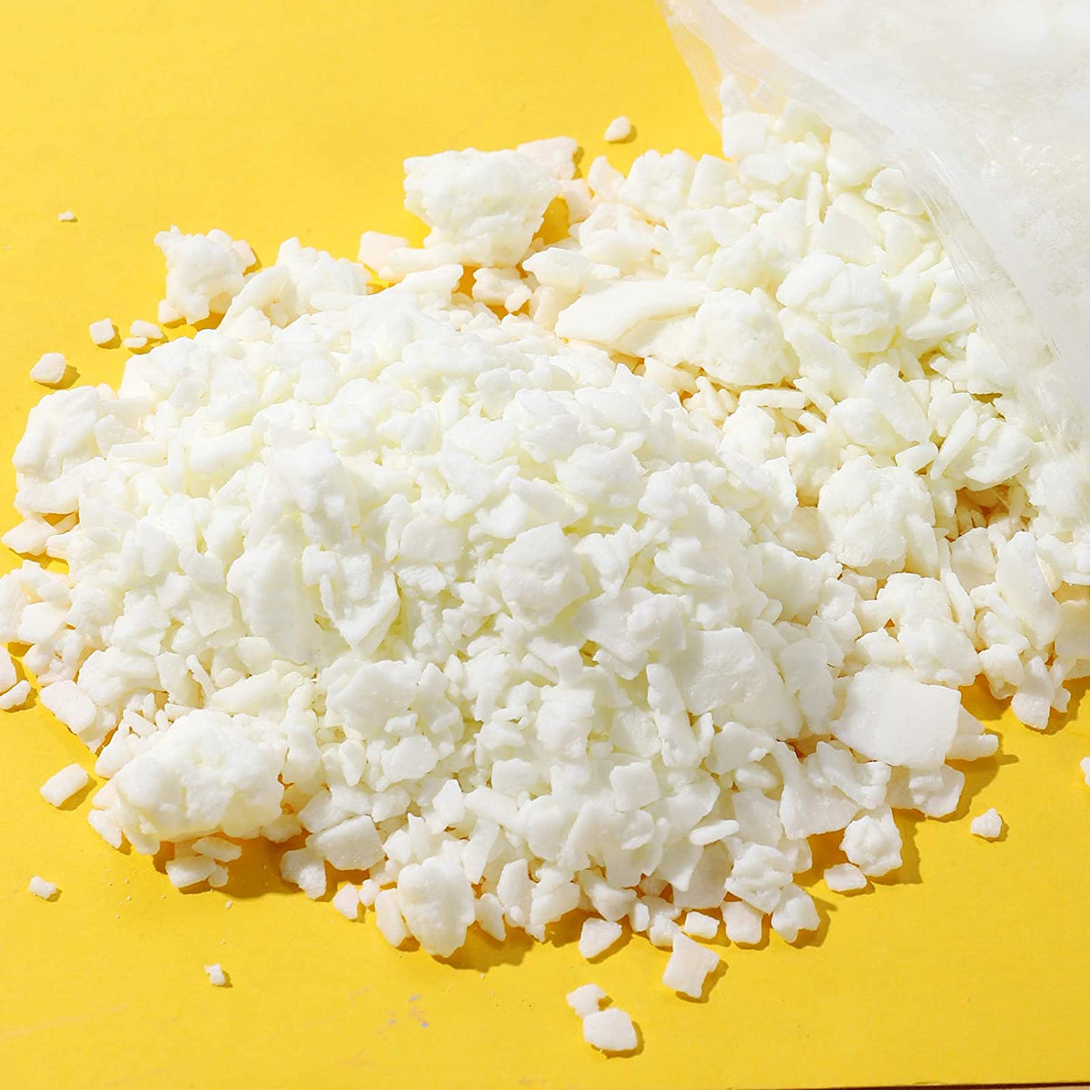 Soy wax that is included in the TBC DIY candle kit project for kids - Stationery Island