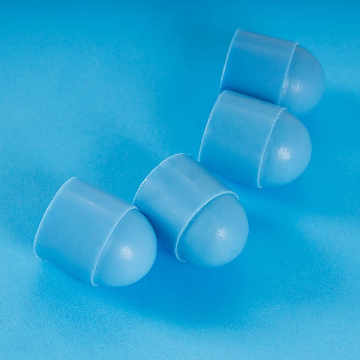 4 wax mystery capsules with metal charms included in the TBC DIY candle kit project for kids - Stationery Island