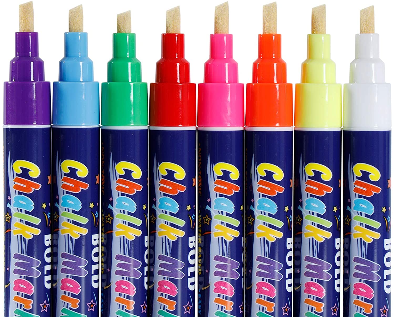 TBC Bold Chalk Markers - 8 Colours